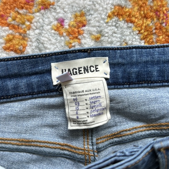 L’AGENCE High Rise Dark Wash Skinny Jeans - Picture 4 of 12